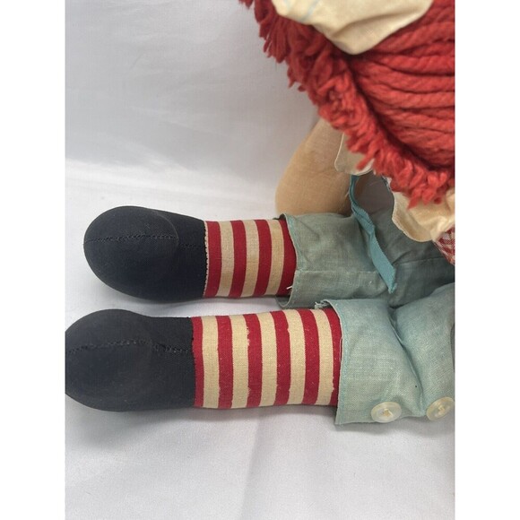 Vintage Knickerbocker 1970s Raggedy Andy Doll 14” Super Rare - Picture 6 of 15